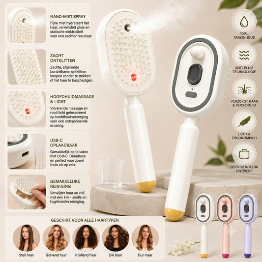 SprayBrush elektrische sprayborstel met nano mist