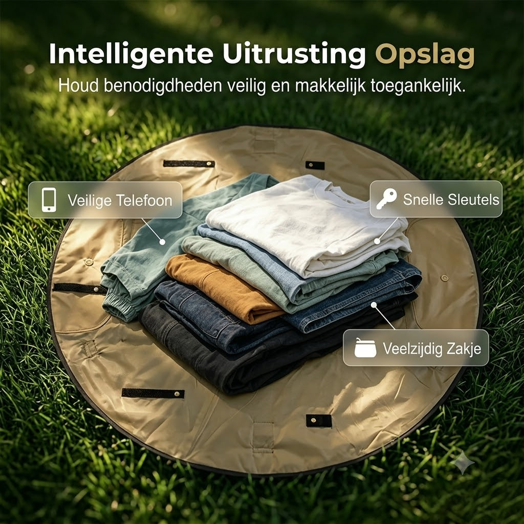 Waterdichte Reistas en Picknickmat 2 in 1