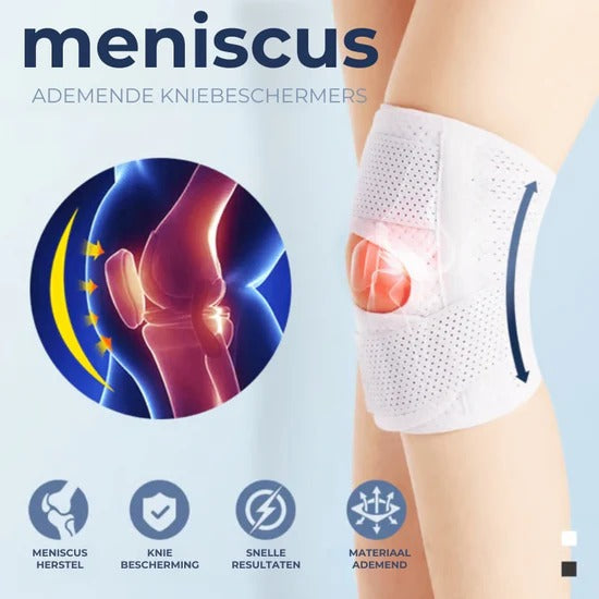 Ademende Kniebeschermers voor Meniscusondersteuning