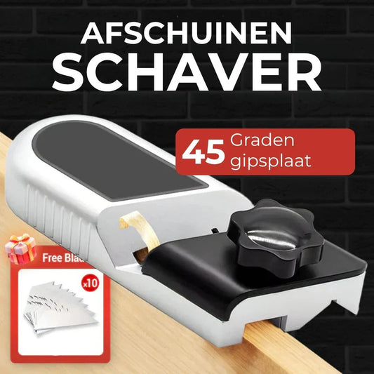 Gipsplaatafschuinschaaf van 45 Graden