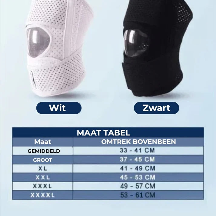 Ademende Kniebeschermers voor Meniscusondersteuning