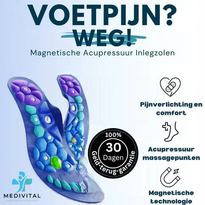 Medivital magnetische acupressuur inlegzolen