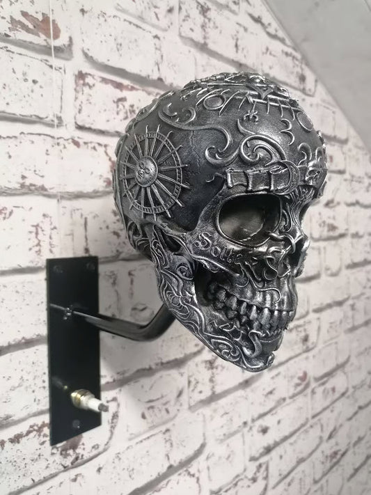 SkullRack Wandhouder voor Motorhelm en Jas