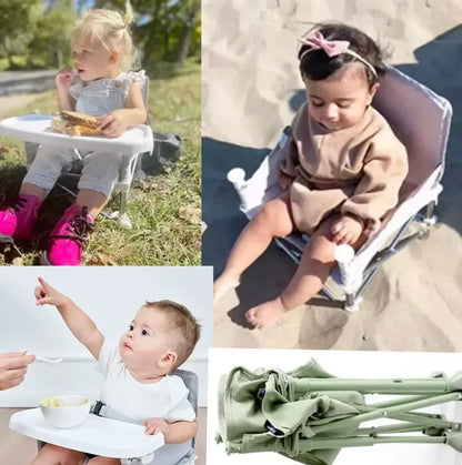Compacte Opvouwbare Kinderstoel voor Onderweg